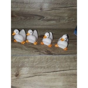 Vintage Artmark Goose Napkin Holders Set Of 4